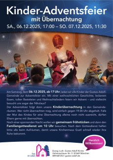 Adventsfeier für Kinder